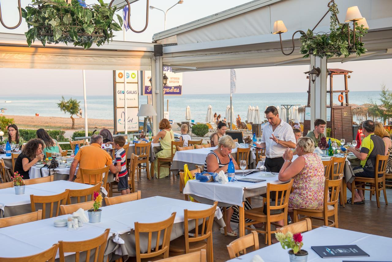 Georgalas Sun Beach Rooms Nea Kallikrateia 外观 照片