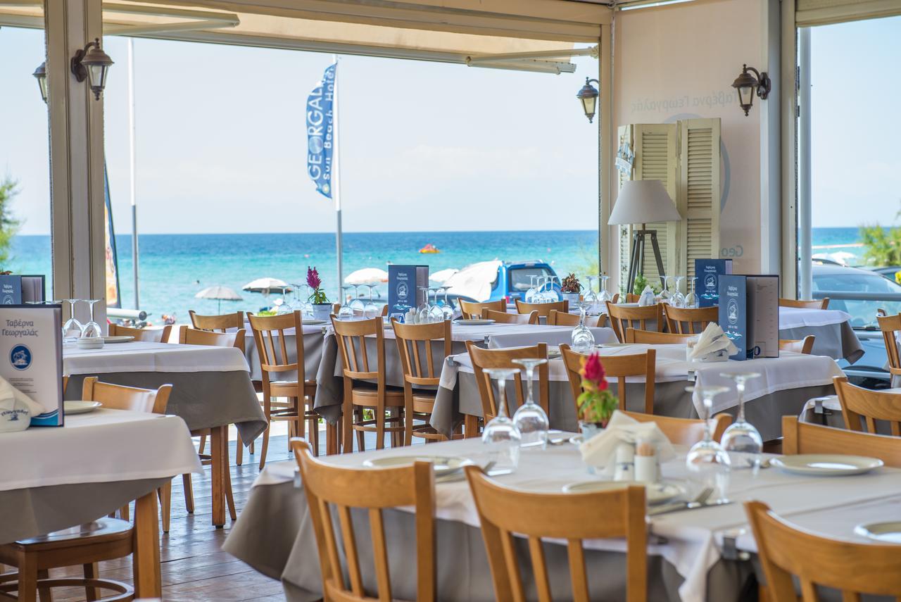 Georgalas Sun Beach Rooms Nea Kallikrateia 外观 照片